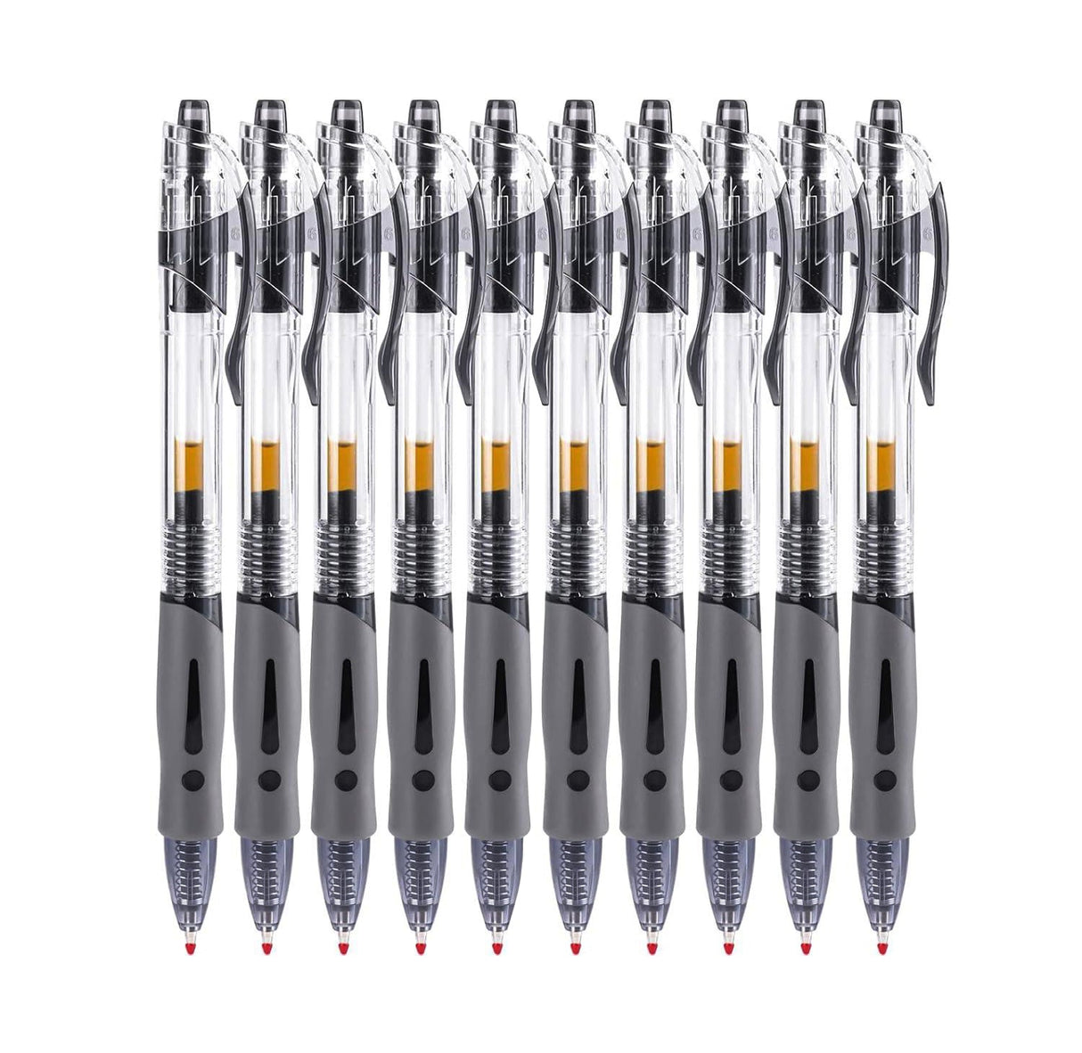 10er Set einziehbare Gel-Tinten-Kugelschreiber