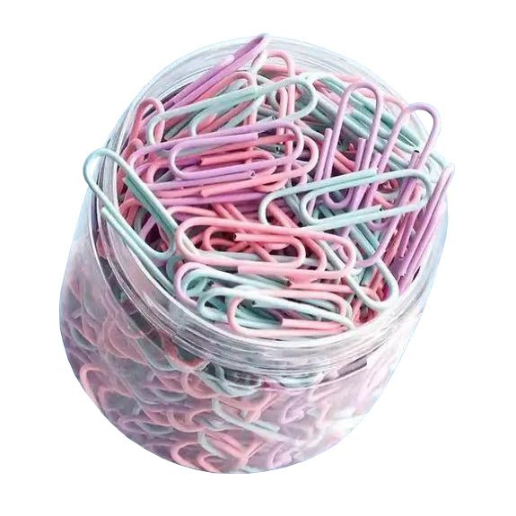 160 Stück Edelstahl-Büroklammern