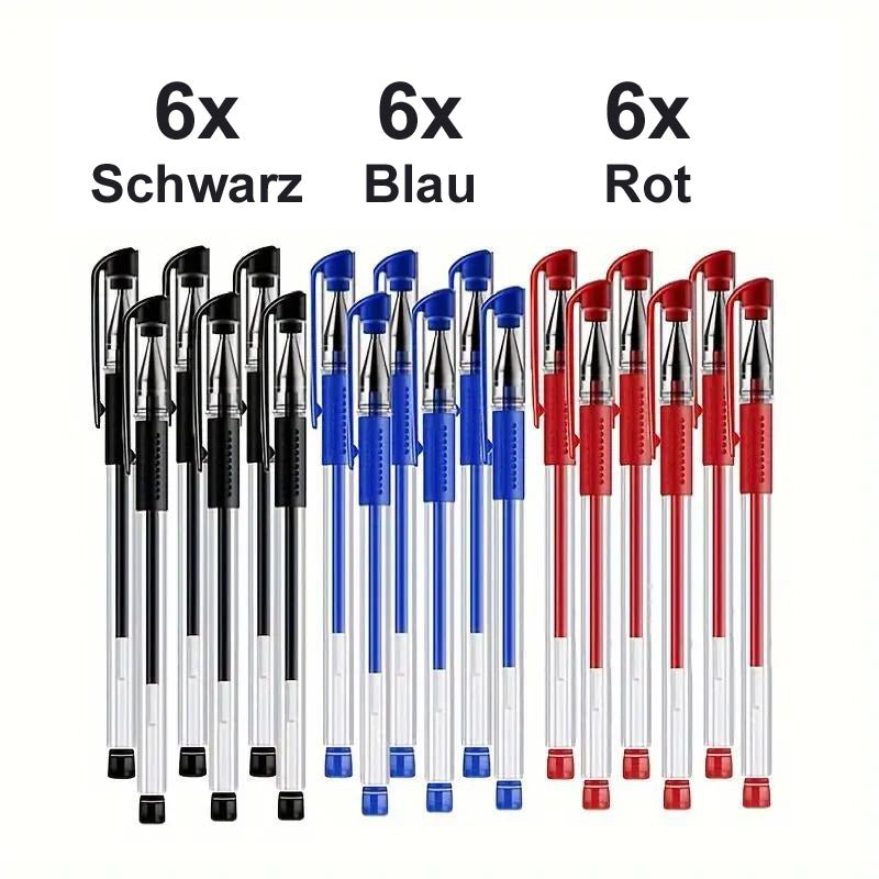 18er Pack Mittelstarker Kugelschreiber-Set