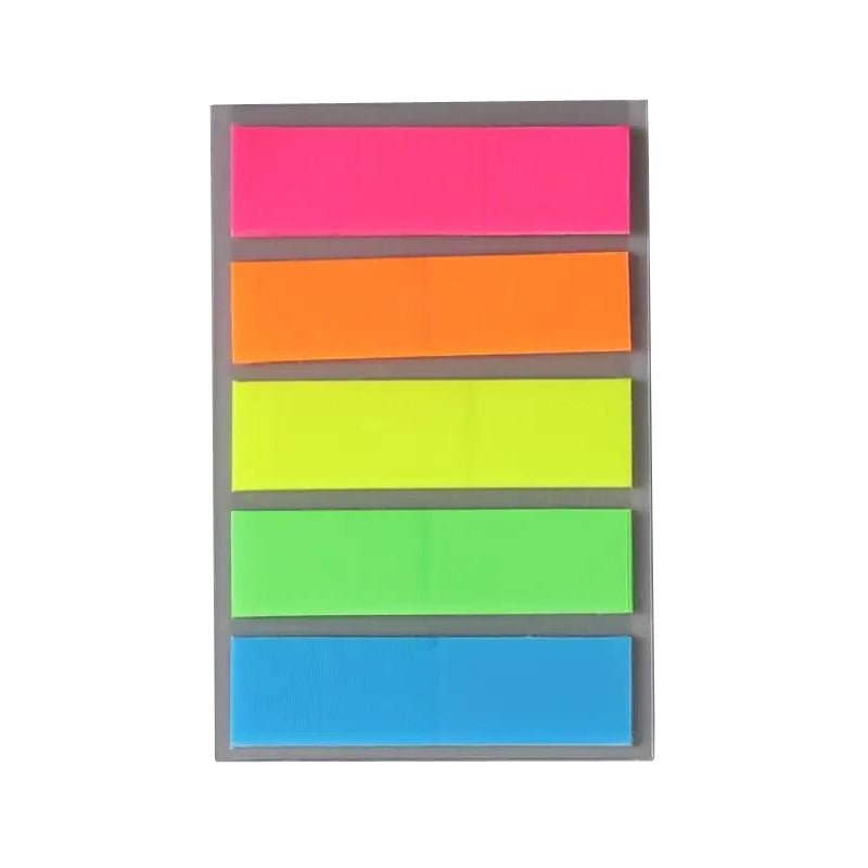 Mehrfarbige Transparente PET Haftnotizen | 300 Stück