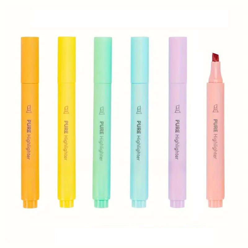 6er-Pack Pastell-Highlighter-Set