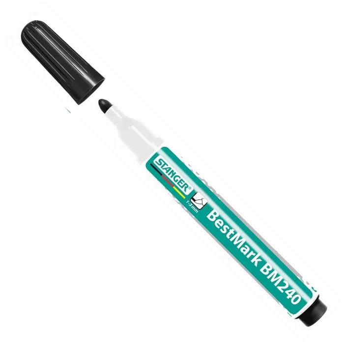 Stanger Whiteboard Marker BM240 | schwarz | 1 Stück