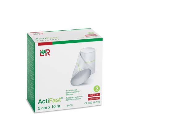 ACTIFAST schlauchfix Fixierverband | 5 cm x 10 m grün