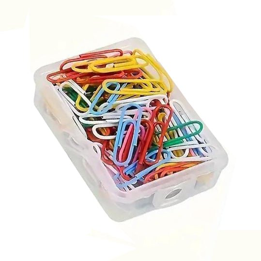 Bunte Regenbogen Büroklammern | 100 Stück