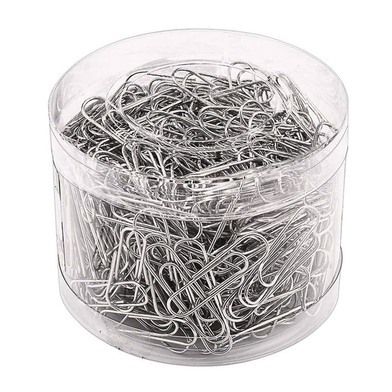 Büroklammern aus silbernem Metal | 500 Stück