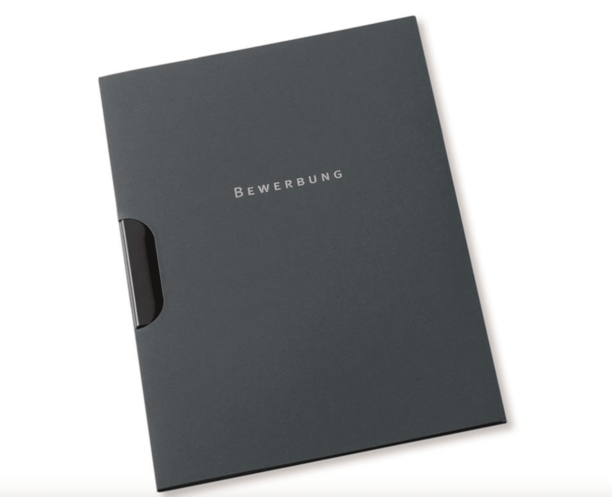 ELBA Bewerbungsmappe "clip-fix" A4 | 320 g/m² Karton | für ca. 30 DIN A4-Blätter | 2-teilig