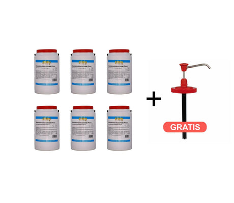 Handreinigungscreme 3Liter | 6er Set + Gratis Dosierpumpe