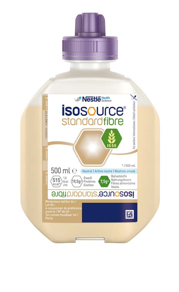 Isosource Standard Fibre | Sondennahrung | 12x 500ml