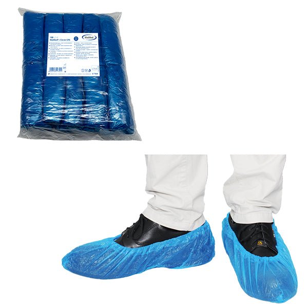 Maimed Cover PE Schuhüberzieher blau 100 Stück