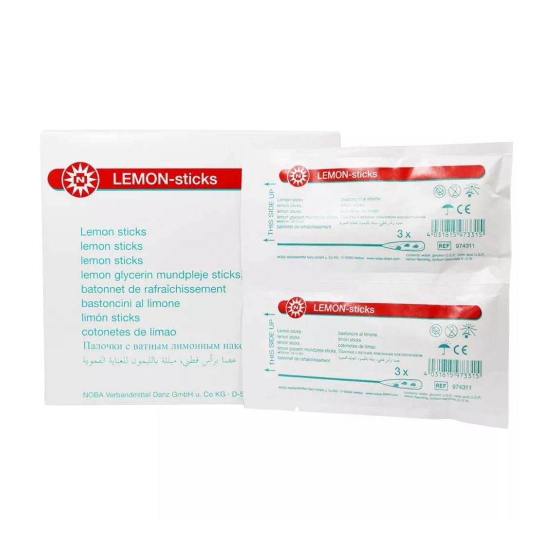 Mundpflegestäbchen Lemon 25x3 Stück