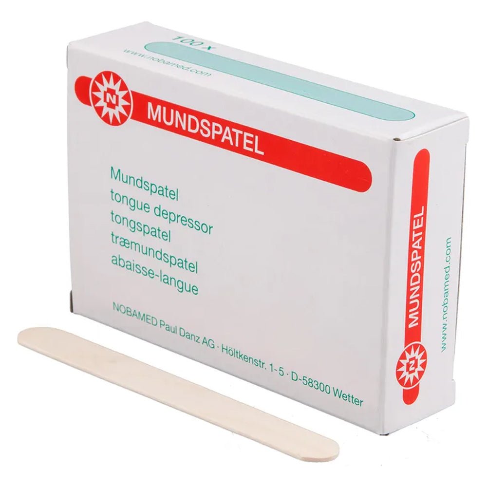 Mundspatel | Erwachsene | Holz | 150mm x 18mm | 100Stück