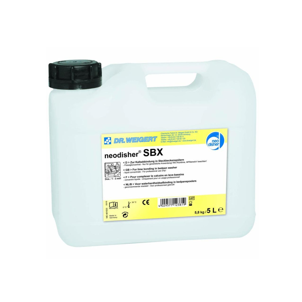 Neodisher SBX | 5L Kanister | Spezialklarspüler
