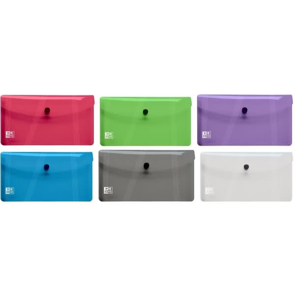 Oxford Brieftasche "hawai" in verschiedenen Formaten, sortiert und transparent, 5er Pack - verschiedene Ausführungen