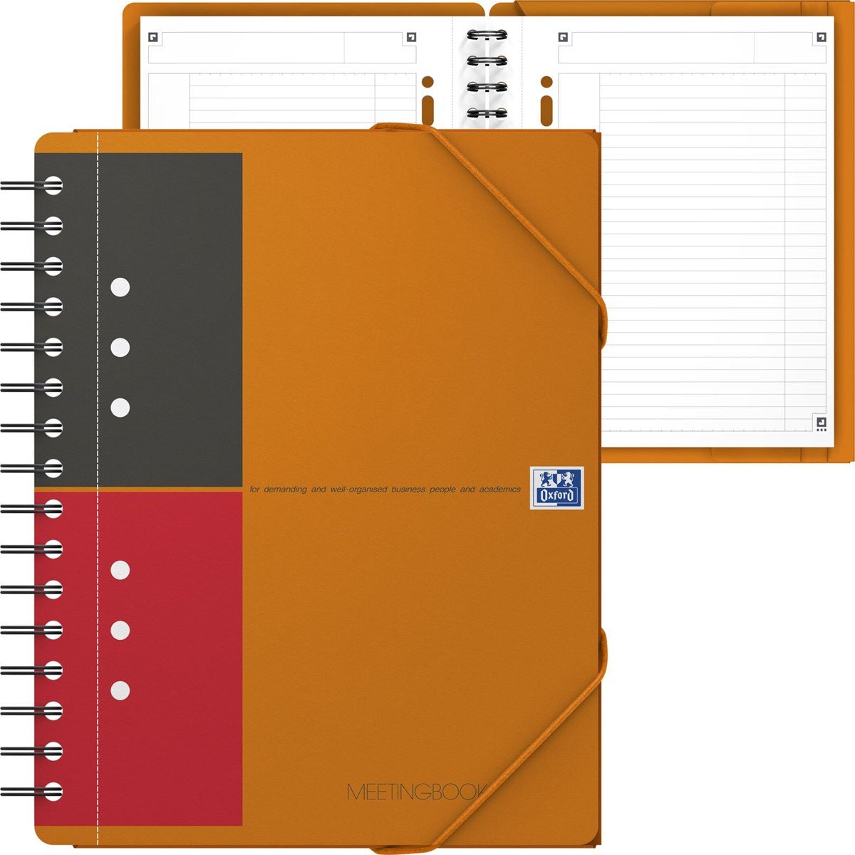 OXFORD International Meetingbook mit Optik Paper®, liniertes und kariertes Papier - verschiedene Ausführungen
