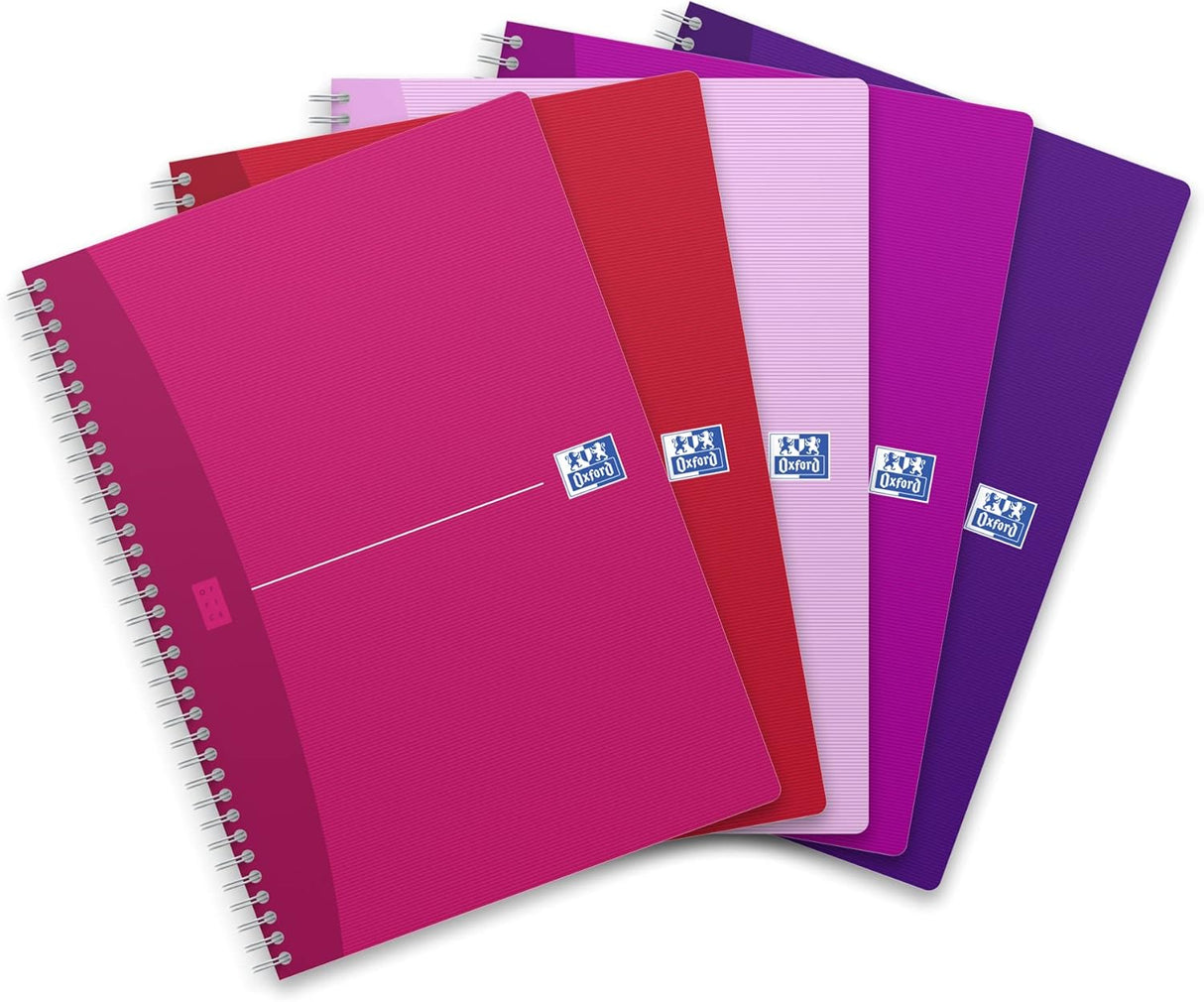 Oxford Office Spiralbuch "Urban Mix" mit Optik Paper®, Mehrfarbig Packung - verschiedene Ausführungen