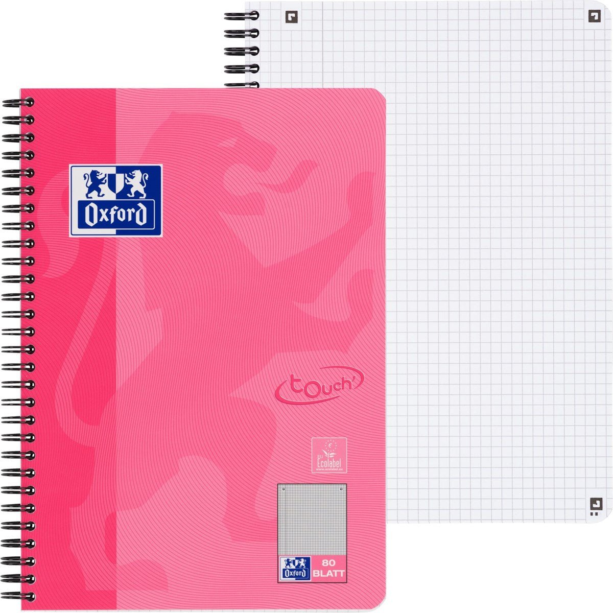 Oxford Touch Collegeblock A4+ und B5, 80 Blatt Optik Paper - verschiedene Ausführungen