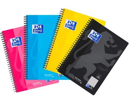 Oxford Touch Collegeblock A4+ und B5, 80 Blatt Optik Paper - verschiedene Ausführungen