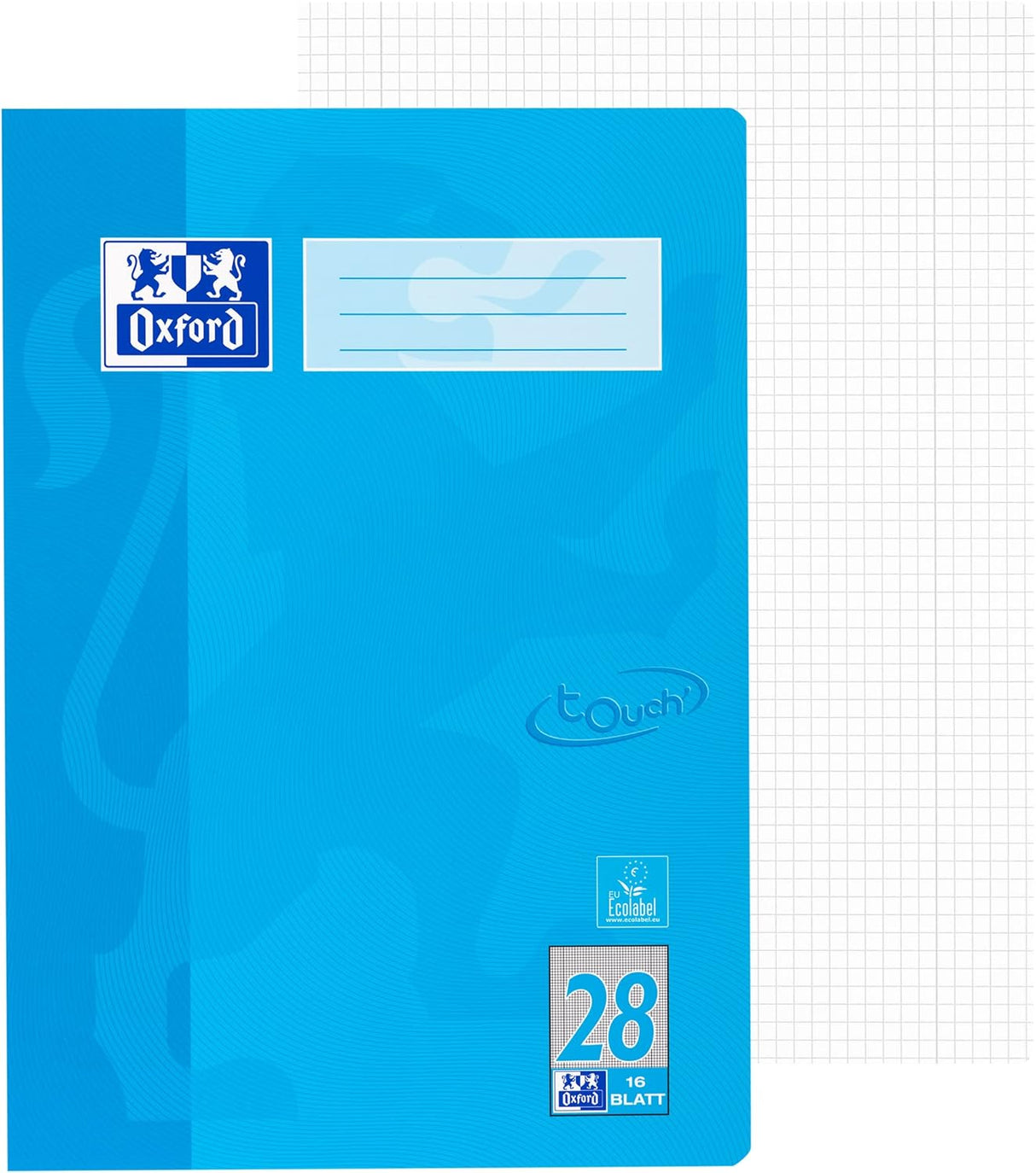 Oxford Touch Schulheft A4 16 Blatt Optik Paper mit abgerundeten Ecken - verschiedene Ausführungen