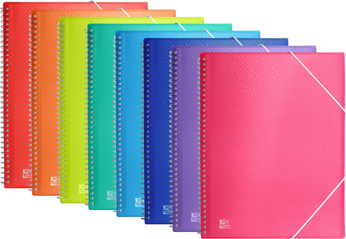 Oxford "URBAN" Spiral-Sichtbuch DIN A4 mit Hüllen, Plastikspirale - verschiedene Ausführungen