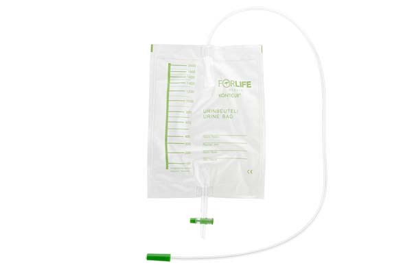 Bettbeutel 2000 ml mit Ablauf | 10 Stück