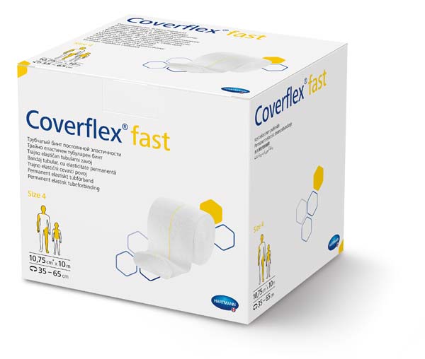 COVERFLEX fast Schlauchverband .Gr.3 - 7,5cmx10 m weiß