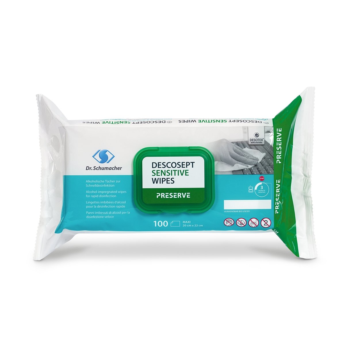 Descosept Sensitive Wipes | 60 Tücher