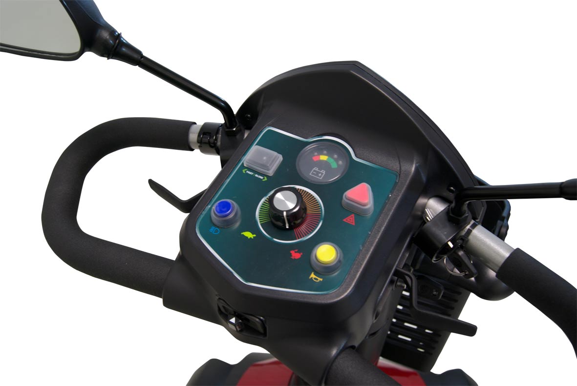 Drive ENVOY BL350 | mit 50 Ah Batterien | grau-metallic | rot