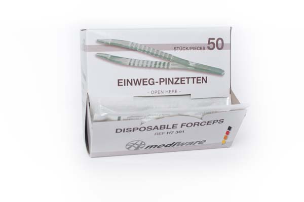 Einmalpinzette aus Kunststoff | ca. 12,5 cm