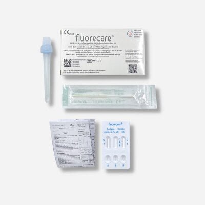 Fluorecare SARS-CoV-2 / Influenza A/B / RSV Kombi Selbsttest, 1 Stück