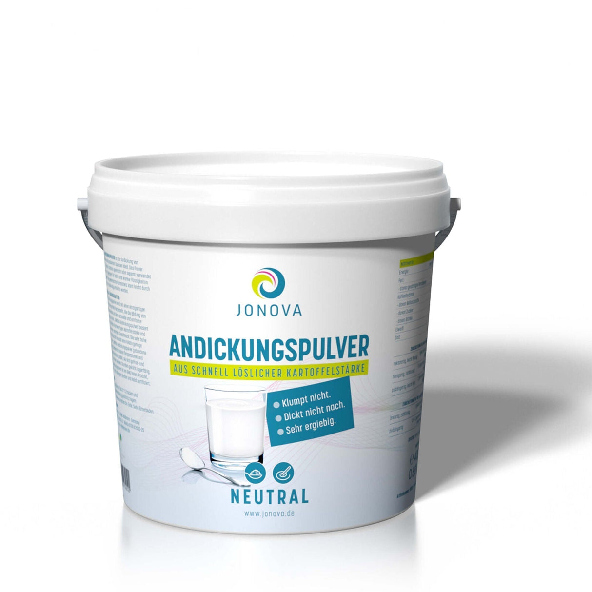 JONOVA Andickungspulver Neutral 400g / 1000g / 3000g Eimer