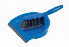 Kehrgarnitur blau mit Gummilippe