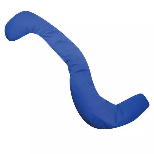 Lagerungsrolle Maße: ca. 170 x 74 cm, blau.