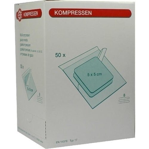 Mullkompressen 5x5 cm unsteril 8fach 100Stück