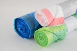 Müllsack blau | 120 Liter | mit Zugband | 25 Stück