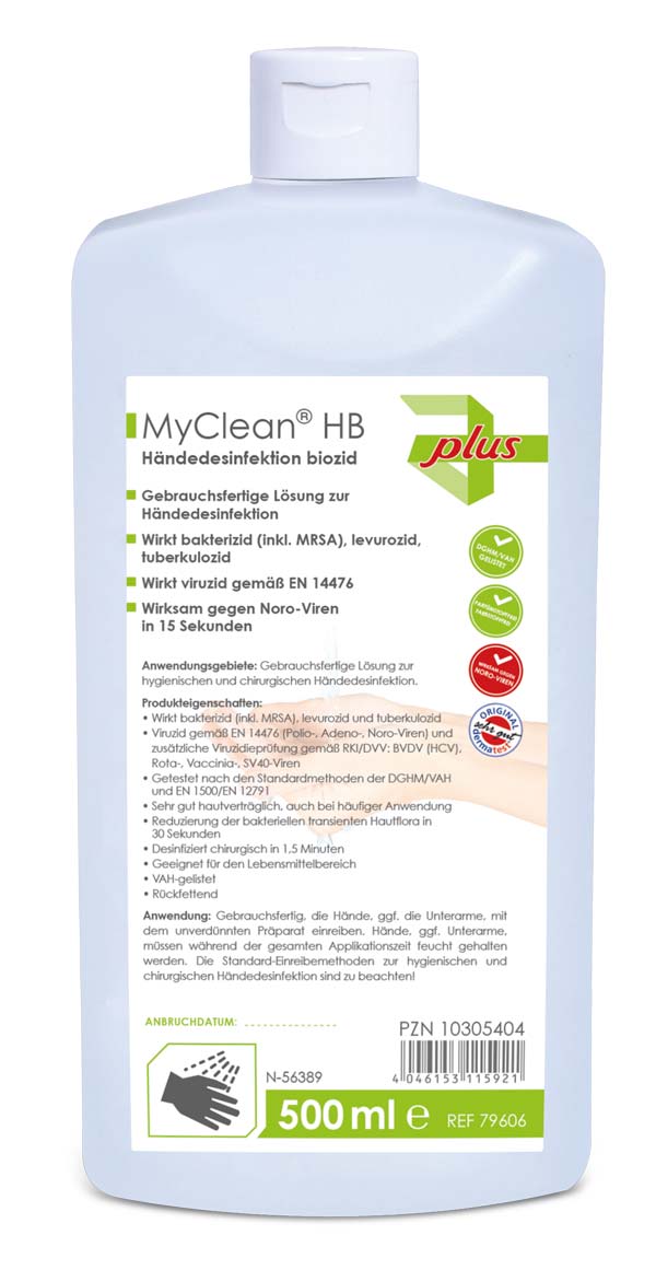 MyClean HB | Händedesinfektion