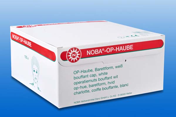 NOBA OP-Haube Baretthaube 100 Stück