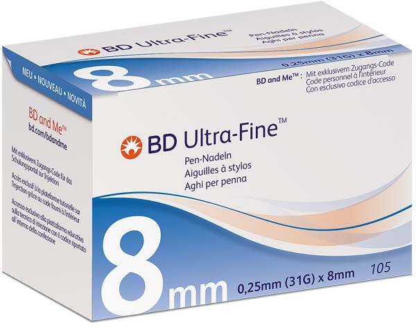 Pen-Nadeln 8 mm 105 Stück