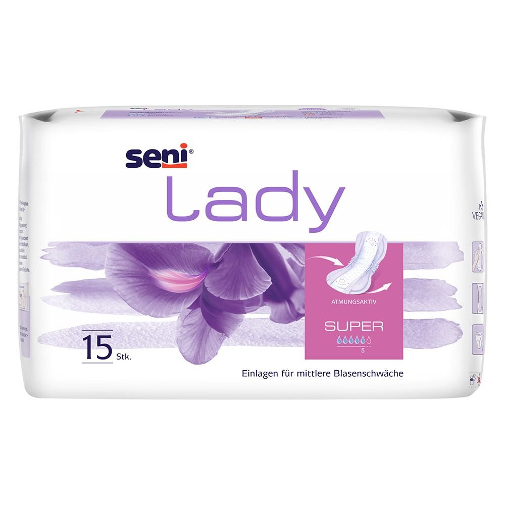 Seni Lady Super | Slip Einlage | 1 Packung á 15 Stück