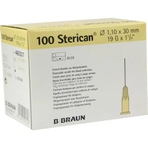 STERICAN Safety Kanülen 30 Gx1/2 0,3x13 mm - 100Stück