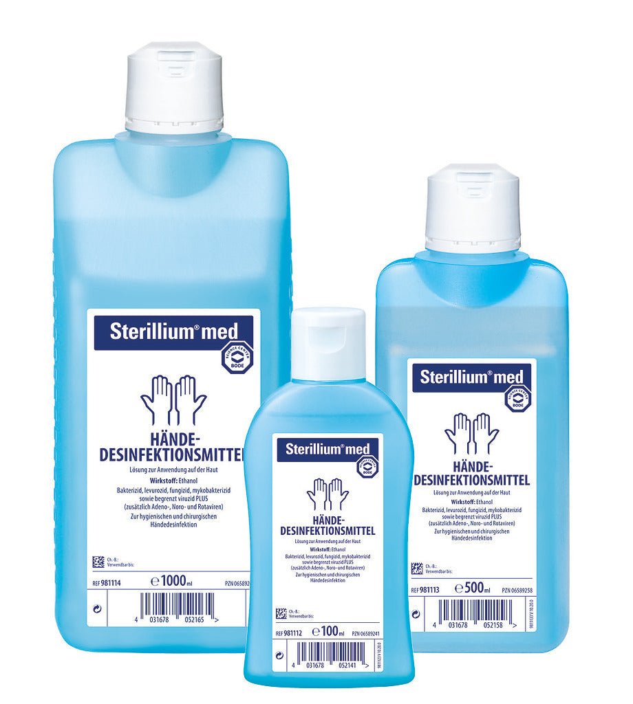 STERILLIUM MED | Händedesinfektion | 100ml | 500ml | 1 Liter