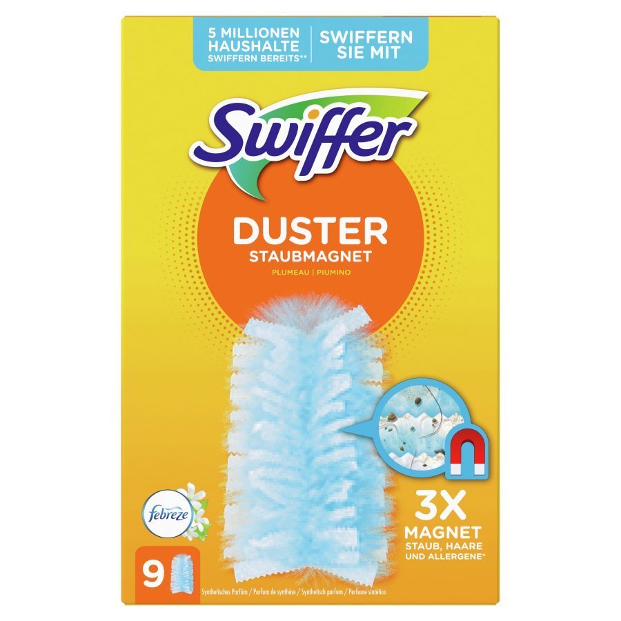 Swiffer Staubmagnet Nachfüller | 9 Tücher/Pck.