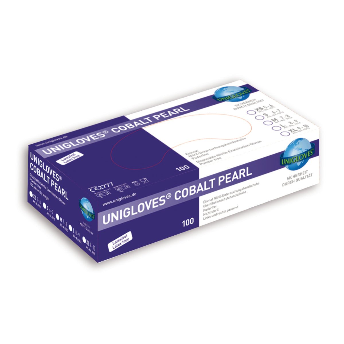 Unigloves Cobalt Pearl 10x100 Stk.