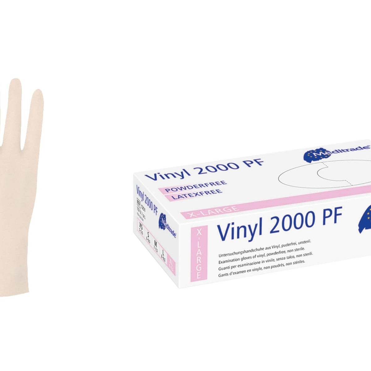 meditrade handschuhe vinyl 2000 pf Vinyl 2000 - puderfrei - Latexfrei – AGV Medical Care