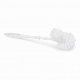WC BÜRSTE MIT RANDREINIGER Ø=7,5 CM WEISS