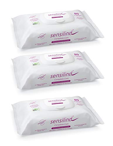 3er Pack | Sensilind Feuchtpflegetücher | 80 St/Pk.