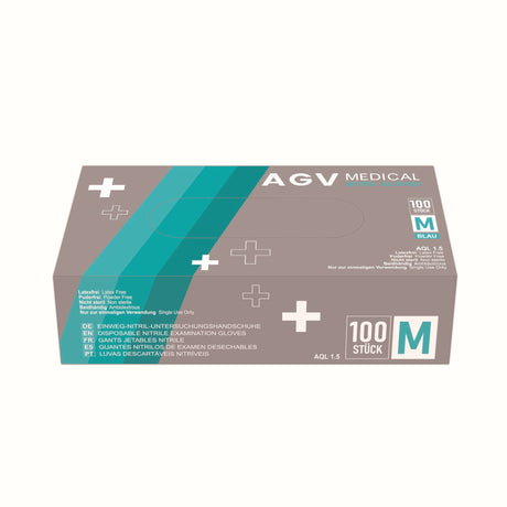AGV Medical Nitril Gloves | Nitrilhandschuhe | blau | 100 Stück