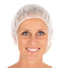 Baretthaube Polypropylen MED-COMFORT Weiß Größe M | Einweghaube | Hygieneschutz