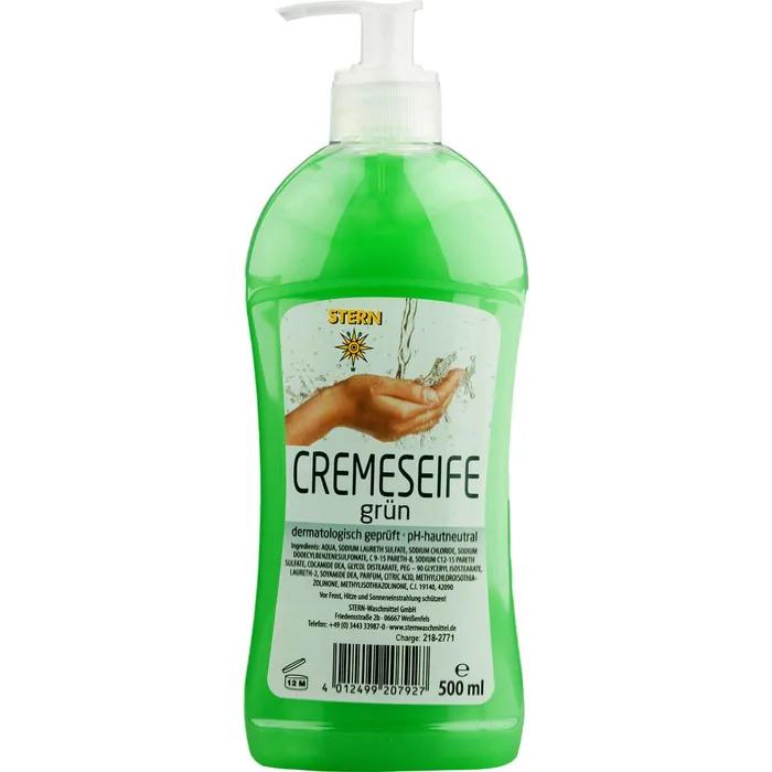 Cremeseife | neutral, orange, grüne Frische | Stern | Flüssigseife | 495ml