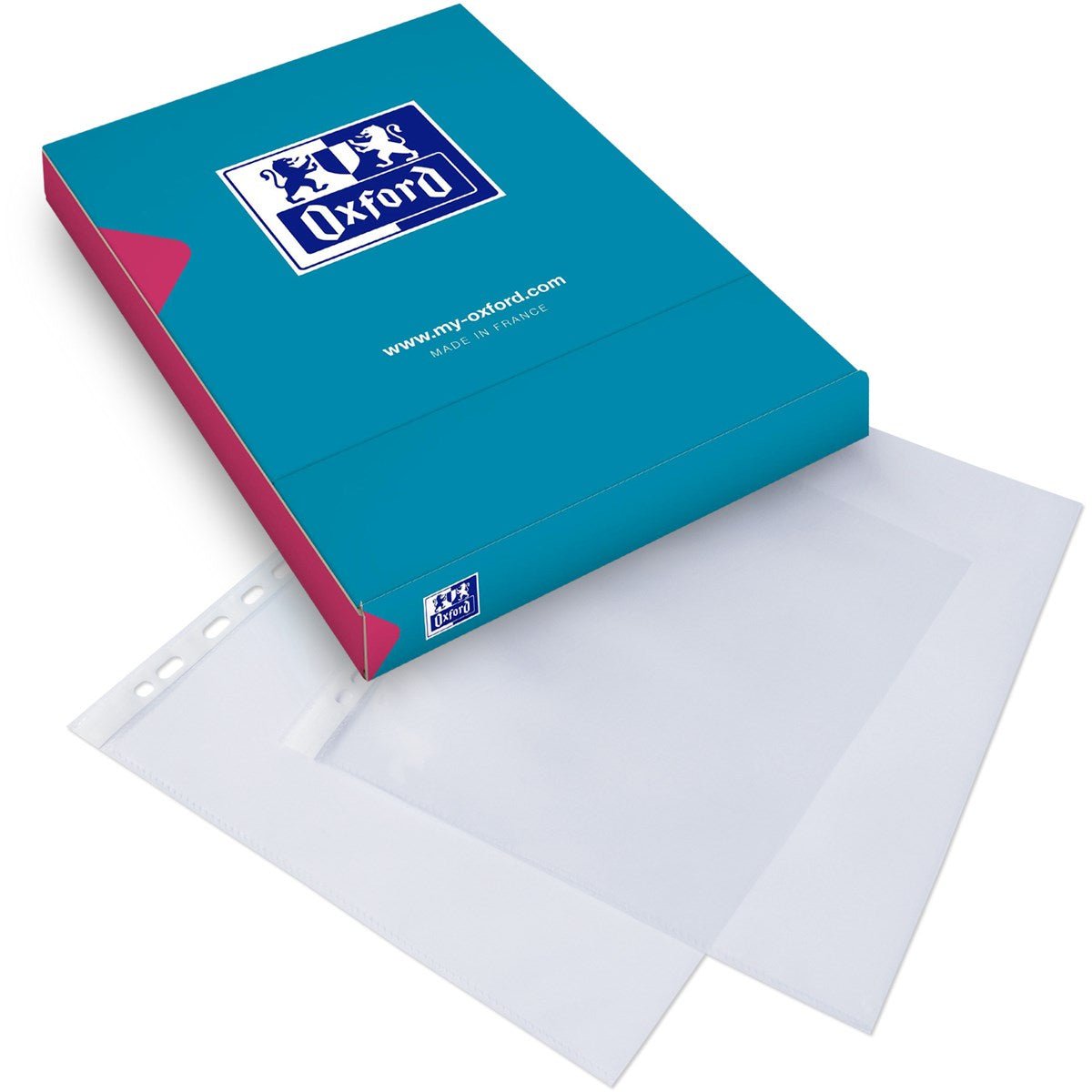 ELBA Prospekthüllen "Premium" A4 | PP 0,12 mm | genarbt | blendfrei | dokumentenecht| oben offen | 100 Stück