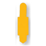 ELBA Stecksignal aus PVC | zum Einstecken in Schlitzstanzungen von Pendelregistraturen und Einstellmappen 80432 und 80437